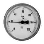 Thermomètre axial avec plonge